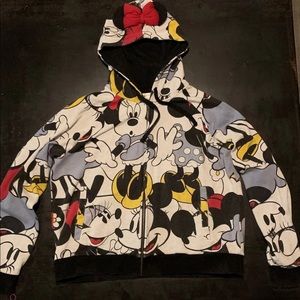 Minnie Mouse Zip Up Jacket